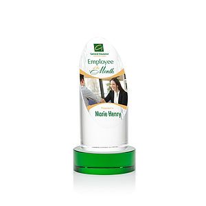 Lauder VividPrint™ Award on Base - Green