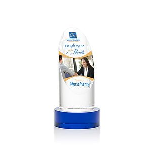 Lauder VividPrint™ Award on Base - Blue