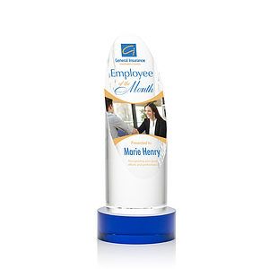 Lauder VividPrint™ Award on Base - Blue