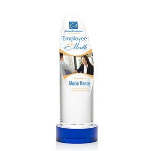 Lauder VividPrint™ Award on Base - Blue