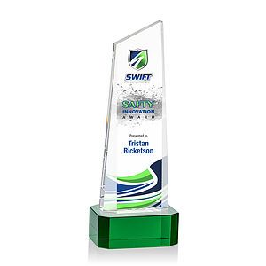 Belmont Tower VividPrint™ Award on Padova - Green