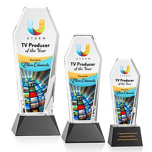 Romford VividPrint™ Award on Base - Black