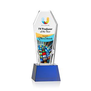 Romford VividPrint™ Award on Base - Blue
