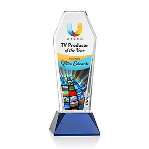 Romford VividPrint™ Award on Base - Blue