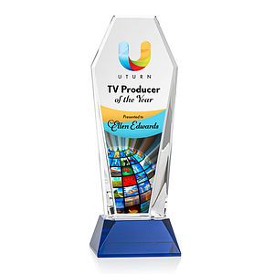 Romford VividPrint™ Award on Base - Blue
