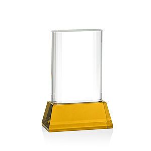 Merit VividPrint™ Award on Base - Amber
