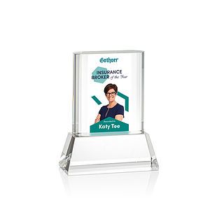 Merit VividPrint™ Award on Base - Clear
