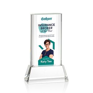 Merit VividPrint™ Award on Base - Clear