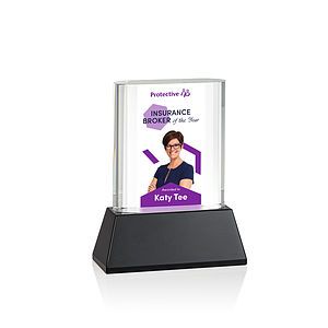 Merit VividPrint™ Award on Base - Black