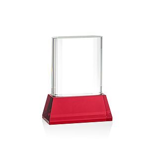 Merit VividPrint™ Award on Base - Red