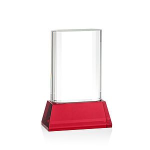 Merit VividPrint™ Award on Base - Red
