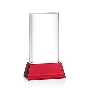 Merit VividPrint™ Award on Base - Red