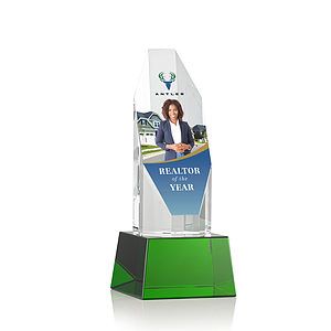 Barrhaven VividPrint™ Award on Base - Green