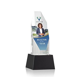 Barrhaven VividPrint™ Award on Base - Black