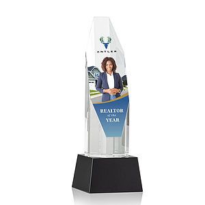 Barrhaven VividPrint™ Award on Base - Black