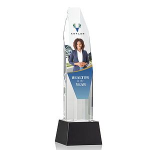 Barrhaven VividPrint™ Award on Base - Black