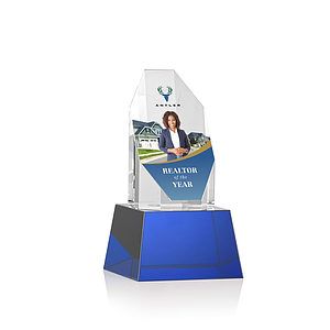 Barrhaven VividPrint™ Award on Base - Blue