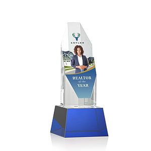 Barrhaven VividPrint™ Award on Base - Blue