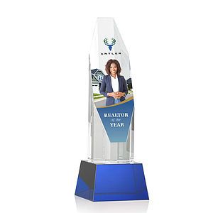 Barrhaven VividPrint™ Award on Base - Blue