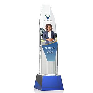 Barrhaven VividPrint™ Award on Base - Blue
