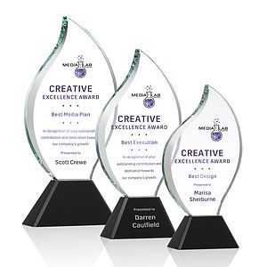 Norina Flame VividPrint™ Award - Black