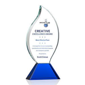 Norina Flame VividPrint™ Award - Blue