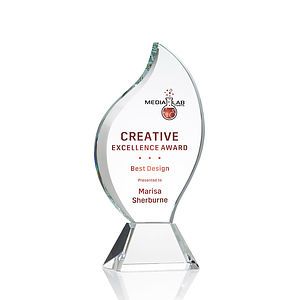 Norina Flame VividPrint™ Award - Clear