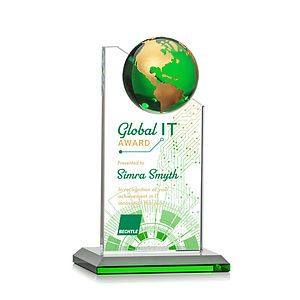 Arden  VividPrint™ Award - Green/Gold