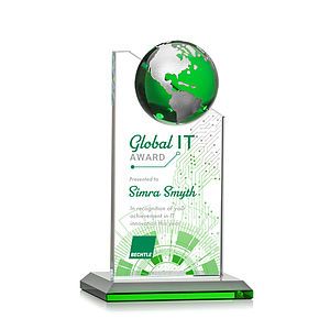 Arden VividPrint™ Award -  Green/Silver
