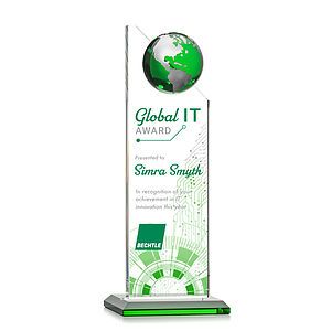 Arden VividPrint™ Award -  Green/Silver