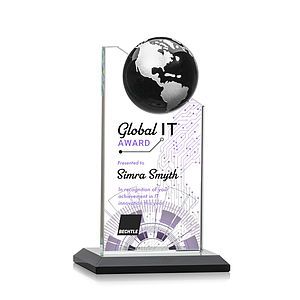 Arden VividPrint™ Award - Black/Silver