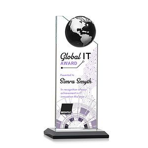 Arden VividPrint™ Award - Black/Silver