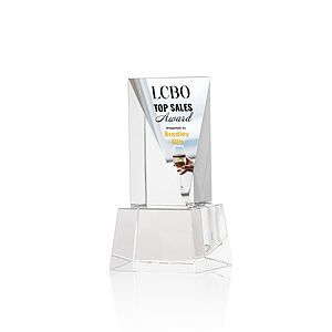 Easton VividPrint™ Award on Base - Clear