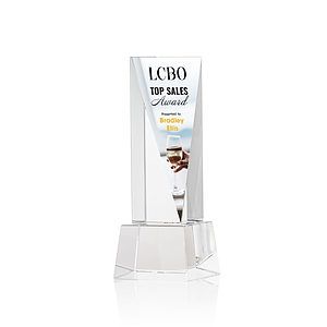 Easton VividPrint™ Award on Base - Clear