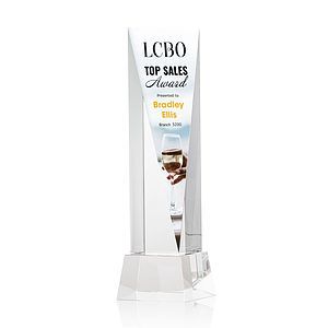 Easton VividPrint™ Award on Base - Clear