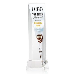 Easton VividPrint™ Award on Base - Clear