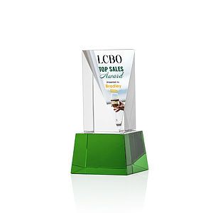 Easton VividPrint™ Award on Base - Green