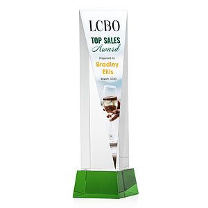 Easton VividPrint™ Award on Base - Green