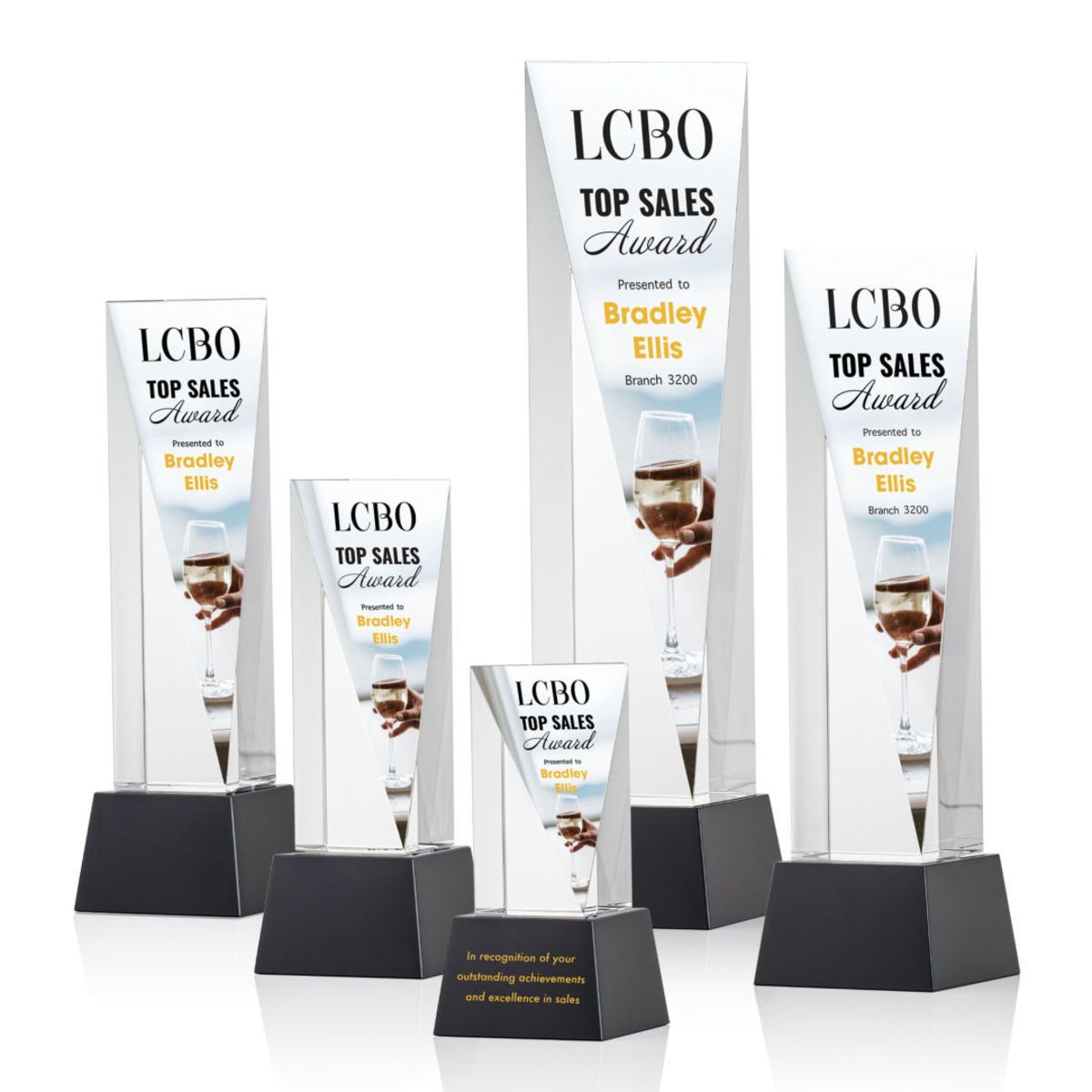 Easton VividPrint™ Award on Base - Black