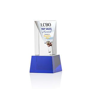 Easton VividPrint™ Award on Base - Blue