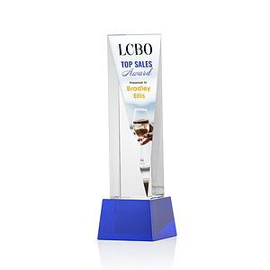 Easton VividPrint™ Award on Base - Blue