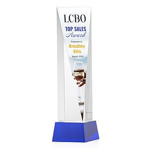 Easton VividPrint™ Award on Base - Blue