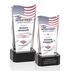 Violetta VividPrint™ Award on Base - Black