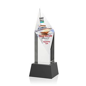 Vertex VividPrint™ Award on Base - Black