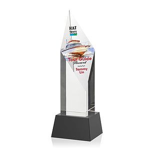 Vertex VividPrint™ Award on Base - Black