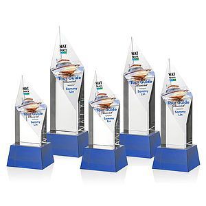 Vertex VividPrint™ Award on Base - Blue