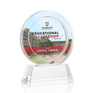 Templeton VividPrint™ Award on Base - Clear