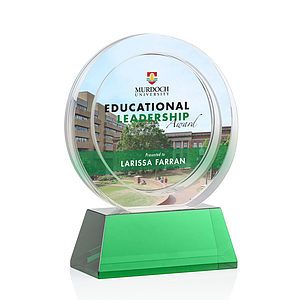 Templeton VividPrint™ Award on Base - Green