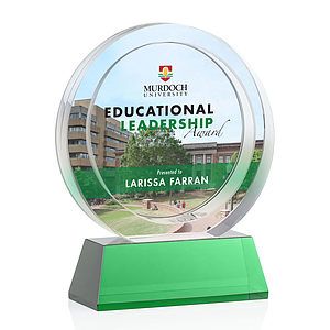 Templeton VividPrint™ Award on Base - Green