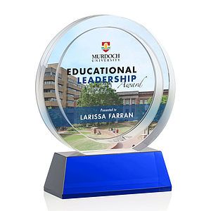 Templeton VividPrint™ Award on Base - Blue